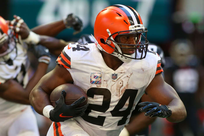 Cleveland Browns running back Nick Chubb